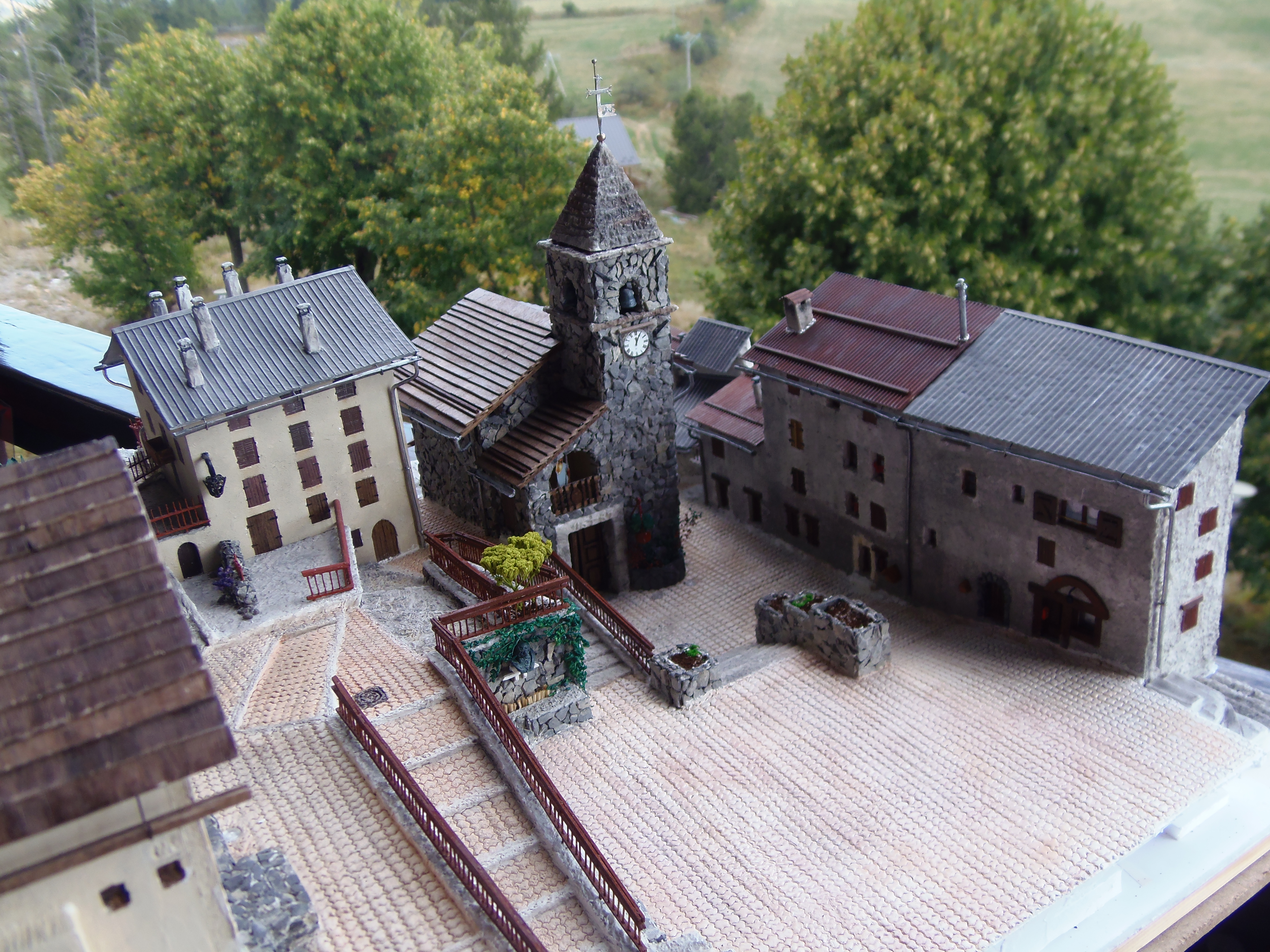 La place de l'église